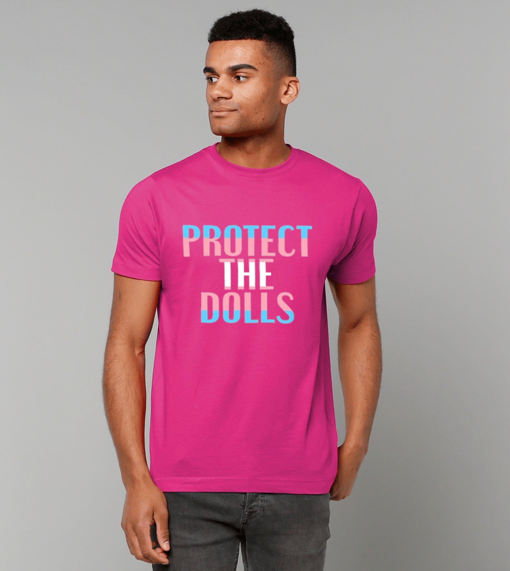 Protect The Dolls - Front Print - T-shirt
